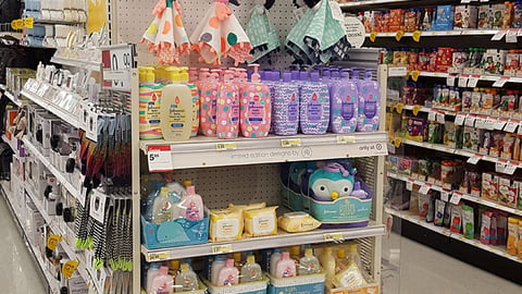 Target Johnson's Baby Endcap