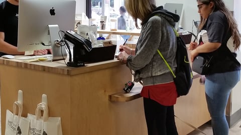 Petco JustFoodForDogs Checkout Counter