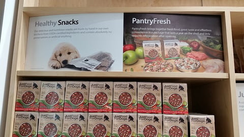 Petcon JustFoodForDogs Header Card