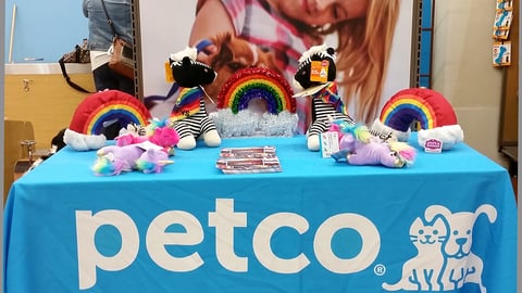 Petco Pride Table Display