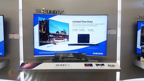 Best Buy Samsung SUHD TV Wall Display