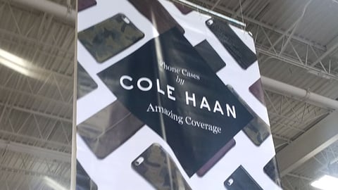 Best Buy 'Phone Cases by Cole Haan' Ceiling Banner