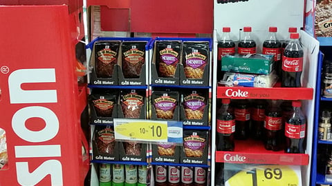 Grill Mates King Soopers 'Charbroiled Flavor' Floorstand