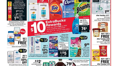 CVS P&G ExtraBucks Rewards Features