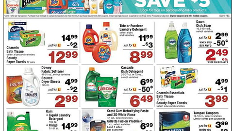 Albertsons Cos. P&G ‘Spend $25’ Feature