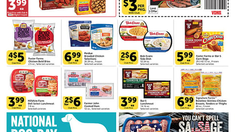 Vons Johnsonville Circular Feature