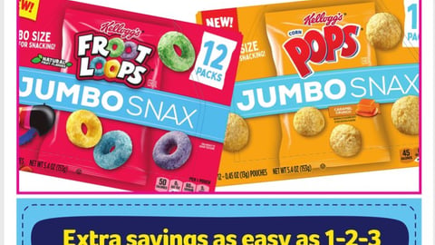 Winn-Dixie Kellogg's 'Jumbo Snax' Feature