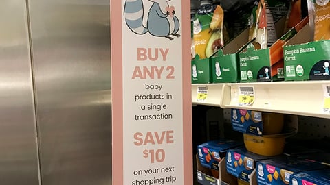 Jewel-Osco 'Every Day Is Baby Day' Violator