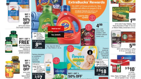 CVS P&G 'Spend $30' Features