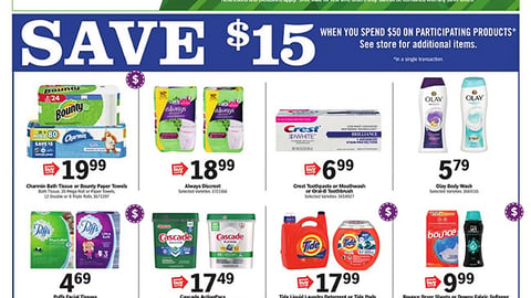 Giant/Martin’s P&G ‘Save $15’ Features
