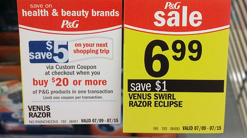 Meijer Venus Price Signs