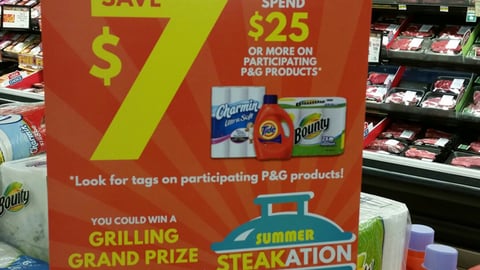 Albertsons 'Summer Steakation' Counter Card