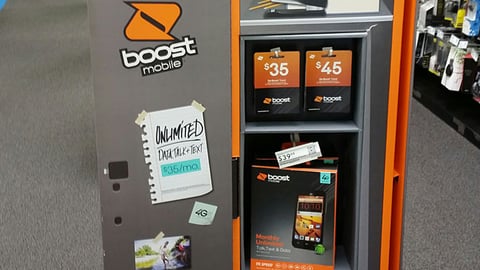 Boost Mobile 'Back to School' Floorstand
