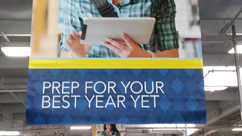 Best Buy 'Best Year Yet' Ceiling Banner
