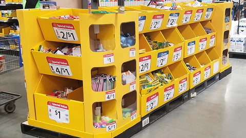 Walmart Back-to-School Pallet Train