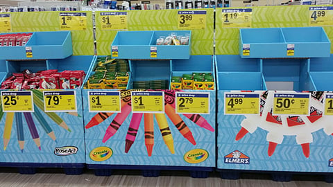 Meijer Back to School Dump Bins