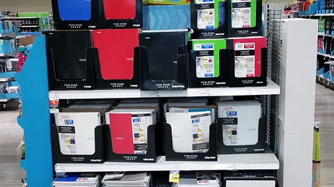Five Star Meijer Back to School Endcap Display