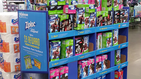 Ziploc 'Toy Story 4' Half-Pallet Display