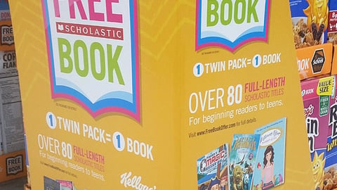 Kellogg's Walmart 'Free Book' Pallet Wrap