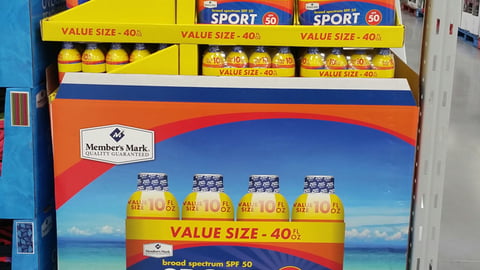 Member's Mark 'Value Size' Pallet Display