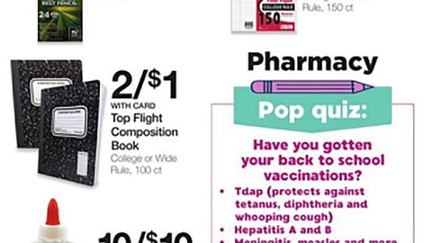 Kroger 'Back to School Supply Central' Feature
