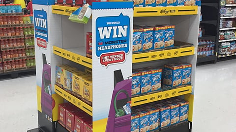 Kellogg's Walmart 'Win' BTS Pallet Display