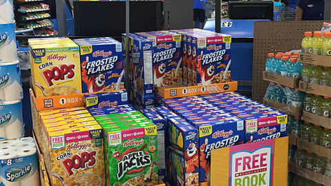 Kellogg's Walmart 'Free Book' Pallet