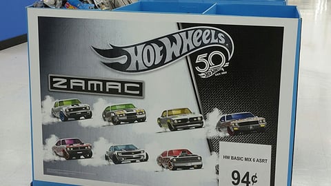 Hot Wheels Walmart ZAMAC Dump Bin