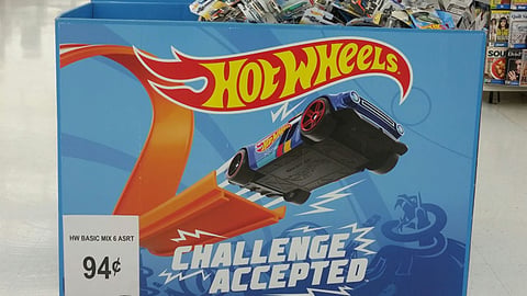 Hot Wheels Walmart 'Challenge Accepted' Dump BIn