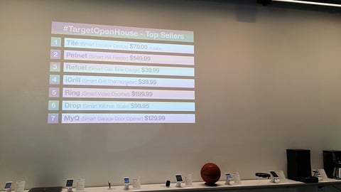 Target Open House 'Top Sellers' Wall Projection