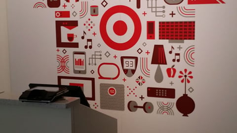 Target Open House Wall Display