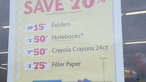 Family Dollar 'Price Drop' Poster
