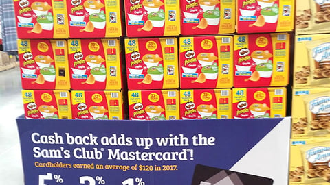 Pringles Sam's Club 'Cash Back' Pallet Display