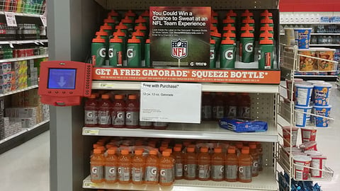 Target Gatorade 'Sweat' Endcap