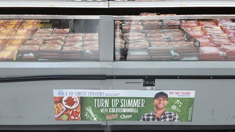 Ball Park Chinet Walmart 'Turn Up Summer' Cooler Cling