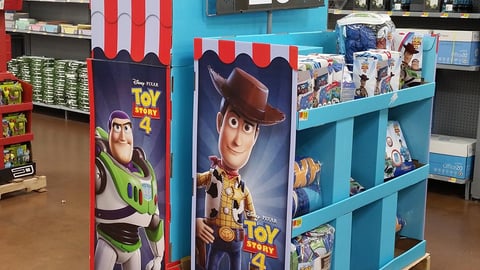 Walmart 'Toy Story 4' Half-Pallet Displays
