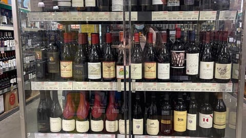 BevMo! Wine Display Case