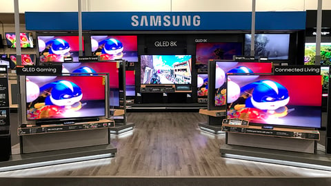 Best Buy Samsung TV Showroom