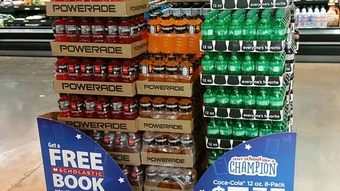 Walmart Powerade 'Free Scholastic Book' Pallet