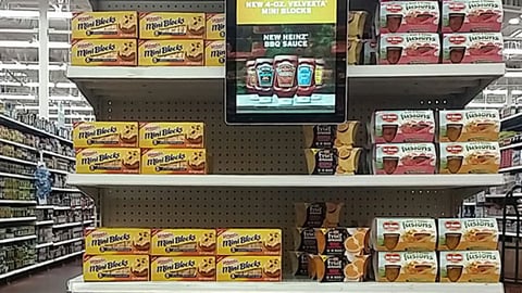 Velveeta Heinz 'New' Smart Network Endcap