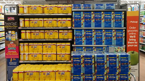 Walmart 'Box Tops for Education' Endcap