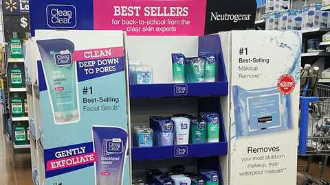 J&J 'Best Sellers for Back-to-School' Pallet Display