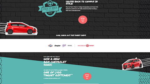 Multi-Brand Target 'Pack It Back to College' Website