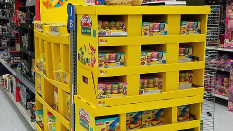 Walmart Play-Doh 'Back to School' Endcap