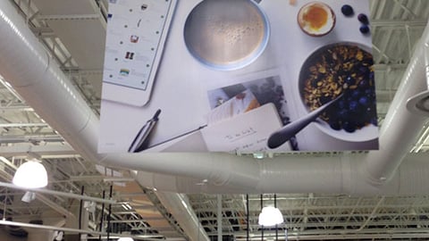 Publix 'Are Digital Coupons Your Style?' Ceiling Sign