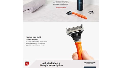 Target Harry's Brand Shop