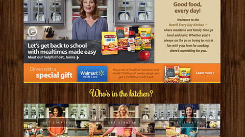Nestle 'Every Day Kitchen at Walmart' Showcase