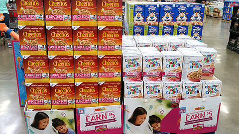 General Mills BJ's Box Tops Pallet Displays