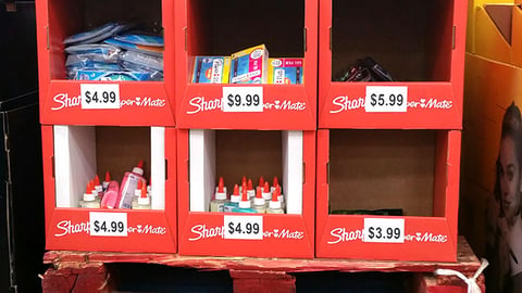 Newell Brands '$9.99 or Less' Pallet Display