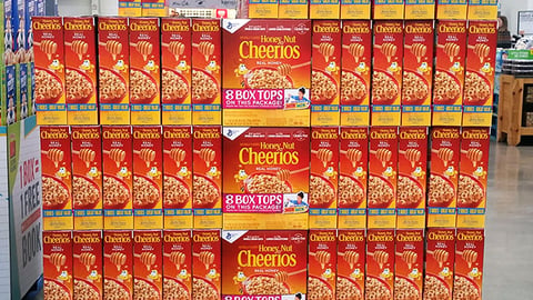 Honey Nut Cheerios BJ's 'Box Tops' Pallet